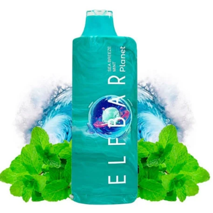 Одноразка Elf Bar Planet 25000 Sea Breeze Mint (морський бриз м